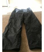 Sportina Men&#39;s Lined Pants Ski Snow Winter Size Large Black - $627.36 MXN