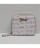 Juicy Couture White Rainbow 4&quot; Zip Wallet Card &amp; ID Slots - $362.27 MXN