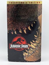 Jurassic Park (VHS) Movie Collector&#39;s Edition Video Tape, Bonus Footage, 2 Tapes - £5.77 GBP