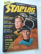Starlog Magazine 1 NM Star Trek Cv King Kong David Bowie Space 1999 Bionic Woman - £119.89 GBP