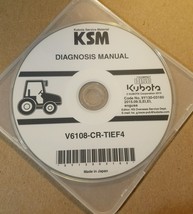 Genuine Kubota Service Manual V6108-CR-TIEF4 ENGINE Diagnostic  9Y030 - $96.31