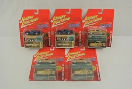 Johnny Lightning Classic Plastic Lot of 5 Diecast Cars Pontiac GTO Impal... - £45.37 GBP