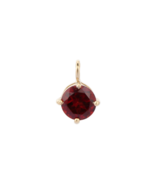 14K Gold Garnet Dainty Pendant - £95.67 GBP