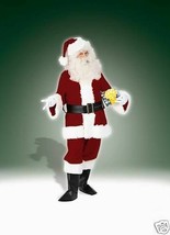 Deluxe Velvet Santa Suit Adult Christmas Holiday Costume Size Xl(Extra Large) - £59.94 GBP