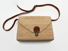 Shoulder raffia  bag ,Handbag , Raffia purse , Handcraft Women Bag , Rap... - $75.99