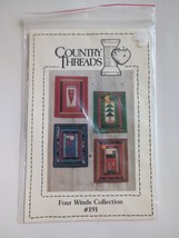 Four Winds Collection Wall Quilts Patterns Heart Cat Tree House Country Threads - £7.63 GBP