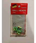 Arkie Lures Painted Ball Heads 1/16 ounce REN-511-12, 5 pack, new - $3.96
