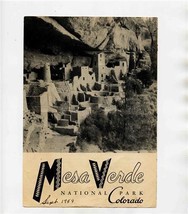 Mesa Verde National Park Colorado 1949 Department of the Interior Booklet  - $17.82