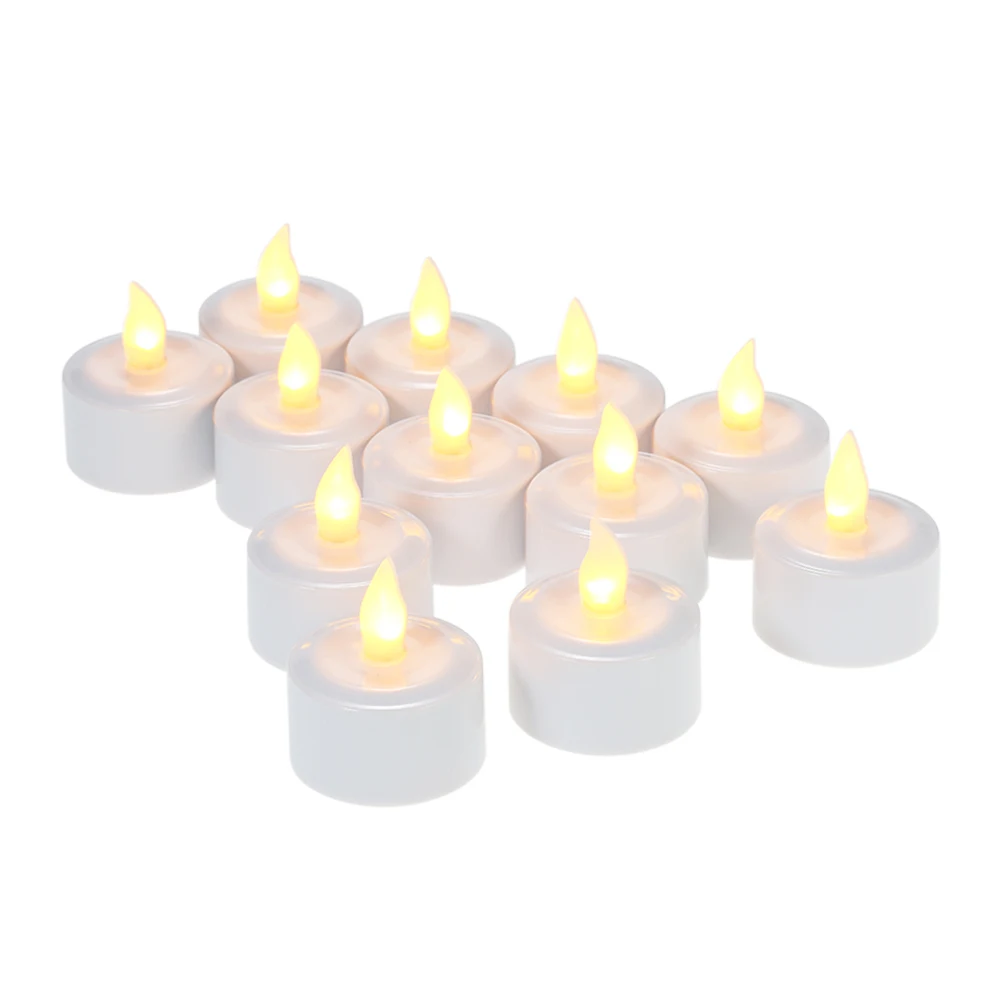 House Home 4/6/12pcs Ramadan Tea Candle Lamps Eid Mubarak LED Flameless Candles  - £50.24 GBP