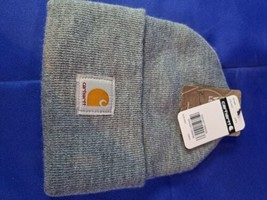 Carhartt Cuffed Knit Beanie A18 Unisex New With Tags Gray - £9.52 GBP