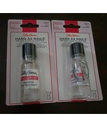 2 Sally Hansen Hard as Nails Strength Treatment Clear Nail Polish 0.45 o... - $13.94