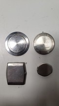 RARE Vintage Lot of 4 1970&#39;s 60&#39;s Men&#39;s Bulova wrist Watch Case back Stainless - £29.88 GBP