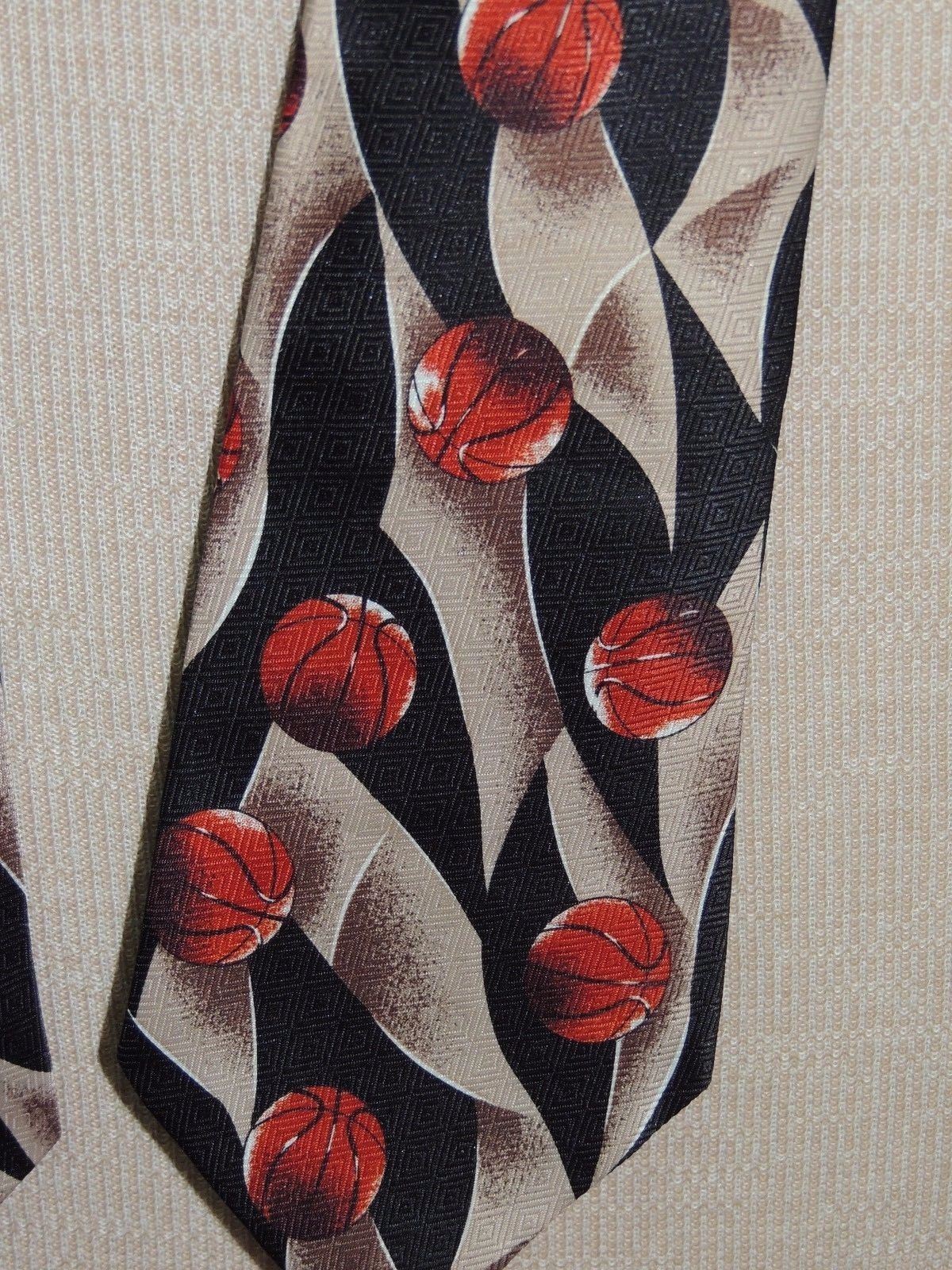 Primary image for A Rogers Hand Made 1997 Basketball Neck Tie/ Necktie 59"x4"