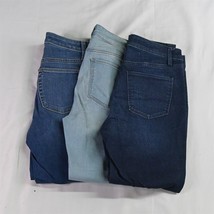 Lot 3 Talbots 4P Flawless 5 Pocket Slim Ankle Straight Crop Womens Jeans - £15.71 GBP