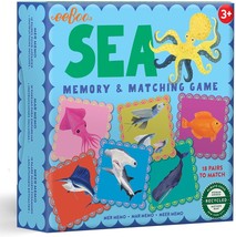 Sea Little Square Memory Matching Game Developmental and Educational Fun Builds  - £20.57 GBP