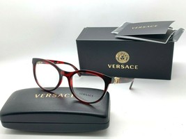 New Versace Eyeglasses Mod. 3247 5258 Red Tortoise 53-18-140MM /NIB Italy - £84.01 GBP