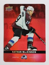 2019 - 20 Nathan Mackinnon Tim Hortons Red Die Cut Upper Deck DC-12 Hockey Card - £4.73 GBP