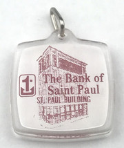 The Bank Of Saint Paul Key Fob Ring Vintage Building Minnesota - £11.07 GBP