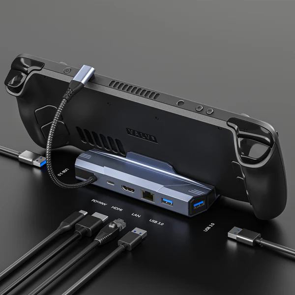 D6 6-in-1 USB-C Hub: 4K 60Hz, 100W PD, Multi-Port for Laptops &amp; Tablets - $564.57 MXN