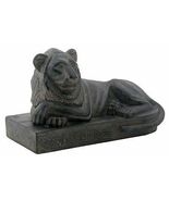 Ancient Egyptian Reclining Lion Statue 5.5&quot; Long Figurine Resin Collectible - $458.41 MXN