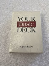 New Vintage Your Basic Deck Playing Cards - Poker Size - Sealed! - £6.19 GBP