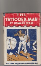 Howard Pease The Tattooed Man 1943 juvenile mystery in dj - £39.96 GBP