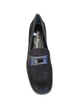 Salvatore Ferragamo Women Black Suede Tweed Loafers 8.5AA - $84.15