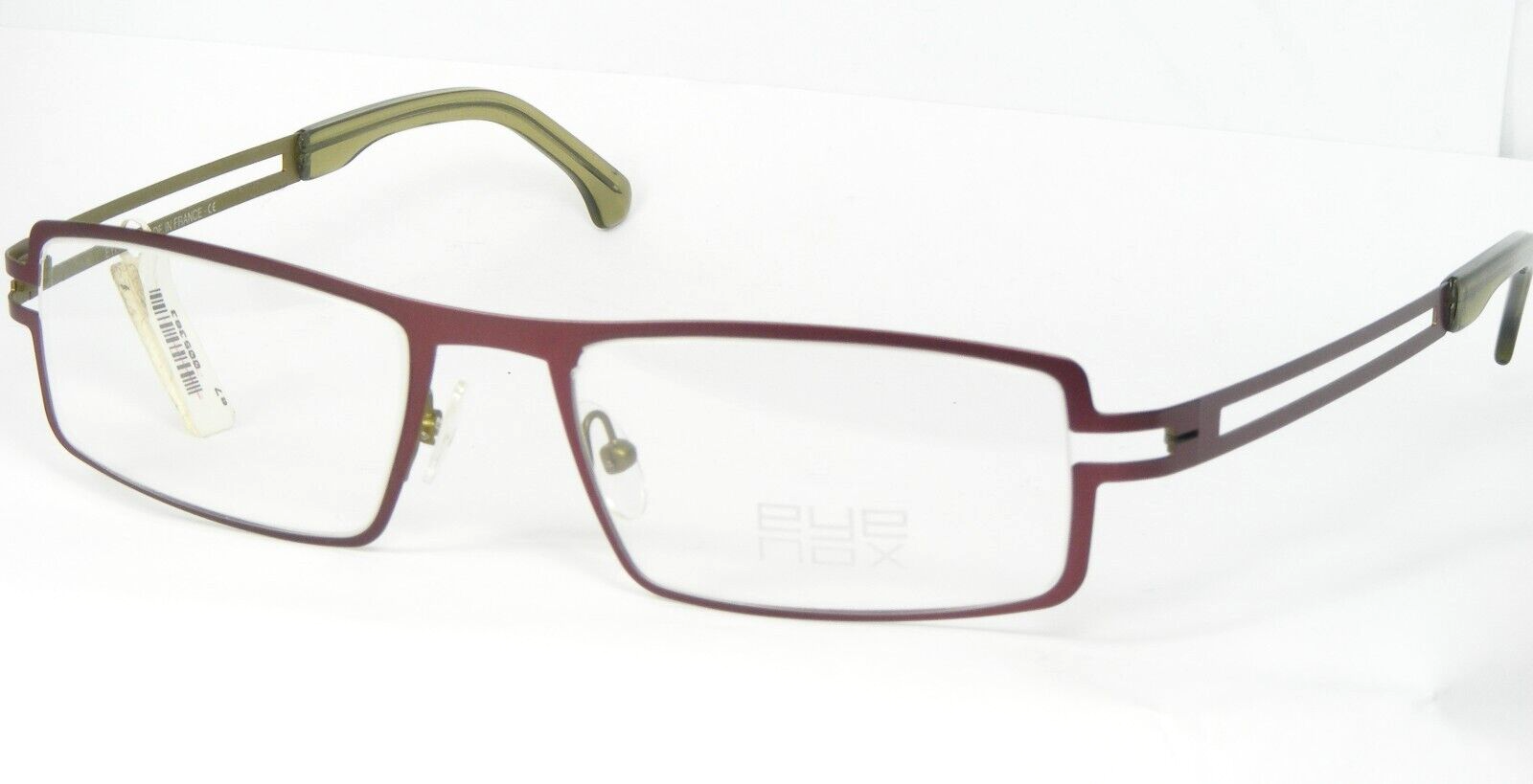 EYENOX C403 6597 Weinrot/Grün Brille Brillengestell 51-17-143mm Französisch - $133.85