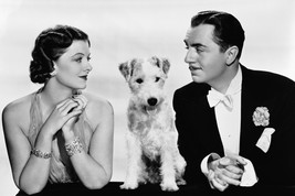 Myrna Loy William Powell and Asta the pooch in After the Thin Man 18x24 ... - £18.87 GBP