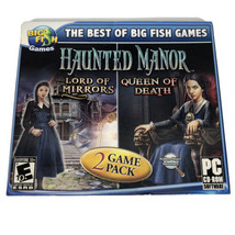 Haunted Manor Queen Of Death + Lord Of Mirror Hidden Object Pc Game CD-ROM - £5.40 GBP