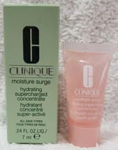 Clinique MOISTURE SURGE Hydrating Supercharged Concentrate Types .24 oz/7mL New - $10.69