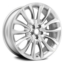 Wheel For 2015-17 Lincoln MKC 19x8 Alloy 7 V Spoke Silver Metallic Black 5-108mm - £395.22 GBP