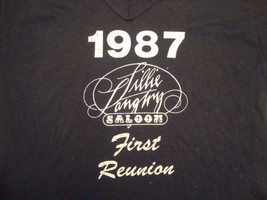 Vintage Lillie Langtry Saloon 80&#39;s 1987 T Shirt L - $19.79