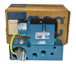 Mac 82A-AA-BKA-TM-DAAP-1DA / 82A-AA-000-TM-DAAP-1DA Solenoid Valve And Base Nsmp - £339.37 GBP