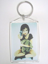 NATALIE PORTMAN LEON THE PROFESSIONAL KEYCHAIN  MATHILDA GUN &amp; DOLL OOP ... - £6.28 GBP