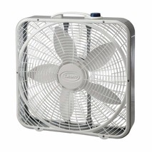 Lasko, White 3733 Box Fan, 3-Speed, Inch, 20&quot; - £41.87 GBP