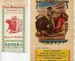 Nuevo Laredo Bullring 1960 &amp; Plaza Monterrey Mexico Bull Fight Flyers  - $37.62