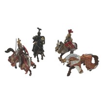 Schleich Lot 7 Medieval Knights Horse Crusades 3 Figures 4 Horses - £43.28 GBP