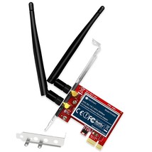 Wireless N 2.4Ghz 300Mbps Pcie Wireless Network Adapter For Windows 11, ... - £20.39 GBP