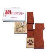 Rubber Stamp Lot for Crafting Holidays 8 Stampers and New Ink - £4.64 GBP