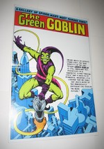 Spider-Man Poster 141 Green Goblin Norman Osborn Creator Steve Ditko No ... - £31.69 GBP