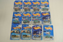Hot Wheels 1940 Woodie Wild Wave Pin Hedz &#39;40s Woody Lot of 12 New On Cards - £27.18 GBP