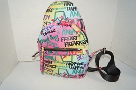 Society 6 Graphic Graffiti Shoulder Bag One Strap Backpack - $15.83