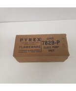 Pyrex Flameware Corning Glass Works 7829-P Glass Pump w/ Box, NOS - £50.58 GBP