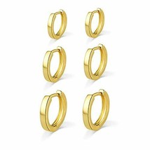 Huggie Hoop Earrings Set | Mini Cartilage Earrings Hypoallergenic for Women Mens - £20.32 GBP+