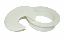 2In Cut-Hole Size White Round Wire Management Grommet With Removable Lid - $14.99