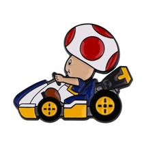 Super Mario Bros. Mario Cart Video Game Toad Figure Metal Enamel Pin NEW - £6.16 GBP