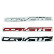 Car 3D  Decals Sticker For Corvette C3 C4 C5 C6 C7 C8 Logo Car Rear Trunk Letter - £74.47 GBP