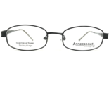 Affordable Designs Eyeglasses Frames NANCY M.BLACK Rectangular 52-18-135 - $27.77