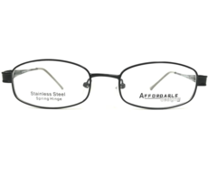 Affordable Designs Eyeglasses Frames NANCY M.BLACK Rectangular 52-18-135 - £21.83 GBP